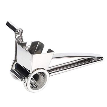 Imagem de Plaina de queijo, ralador de queijo, fácil de usar, acessório de cozinha com rotação manual para fazer queijos domésticos, fatias de chocolate e alho