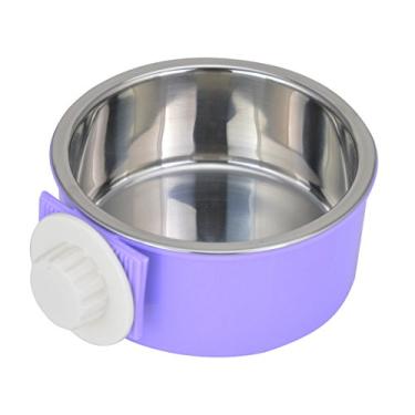 Imagem de Tigela removível para cães de aço inoxidável tigela alimentadora de água tigela de galinheiro para gatos, filhotes, pássaros, animais de estimação