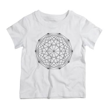 Imagem de Camiseta Infantil Desenho Globo Geometrico