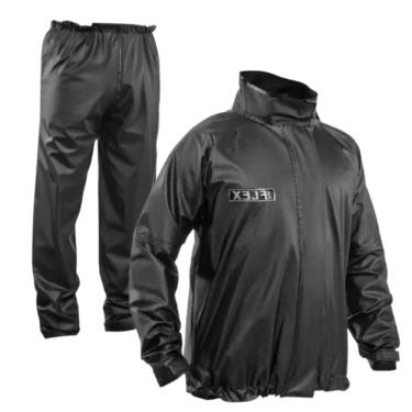 Imagem de Conjunto Capa de Chuva Flex Pvc Impermeável Motociclista