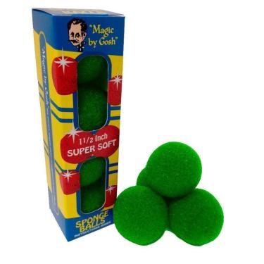 Imagem de 4 Bolas de Espuma Goshman Super Soft 1,5 InchR+ Verde