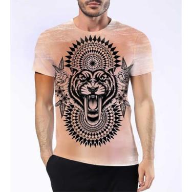 Imagem de Camisa Camiseta Tigre Dente De Sabre Smilodon Extinto Hd 4 - Estilo Kr