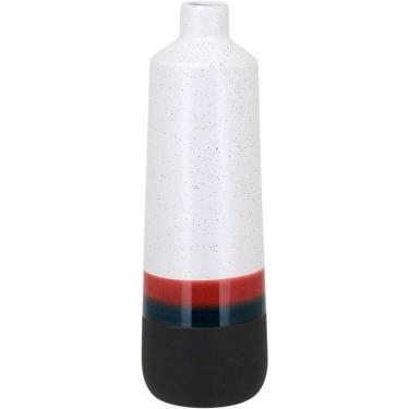 Imagem de TILOS GARRAFA DECORATIVA 41x13x13cm CERÂMICA BRANCO