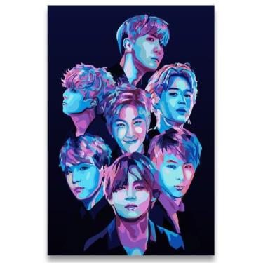 Imagem de Poster Decorativo 42cm X 30cm A3 Brilhante K-Pop Bts - Bd Net Collecti