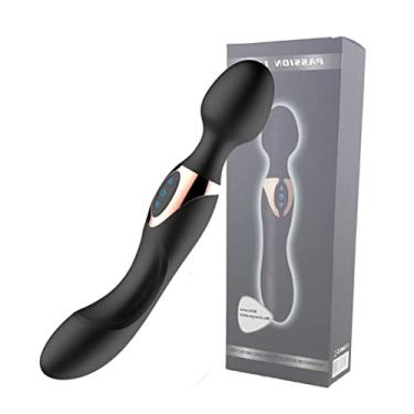 Imagem de Vibradores Poderosos 10 Frequências Varinha Mágica Massagem Corporal Estimulado Clitóris Erótico Zatla (Preto)