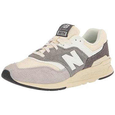 Imagem de New Balance Tênis de corrida masculino 574 Classics, Alumínio claro/cinza Team Away, 38