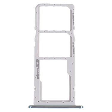 Imagem de HUANGYUNCHAO Acessórios telefônicos Bandeja do cartão SIM + Bandeja do cartão SIM + Bandeja do cartão de Micro SD para LG K42 / K52 LMK420 LMK420H LMK420E LMK420Y Substituição do telefone celular