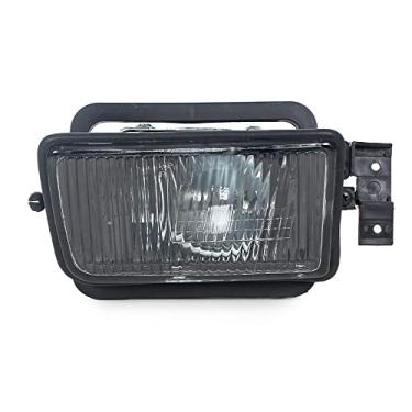 Imagem de JESYMBX Lâmpada de farol de neblina para para-choque dianteiro do carro do lado esquerdo do motorista DRL Lâmpada de corrida diurna para BMW série 5 E34 1988-1995 Preto