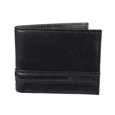 Imagem de Columbia Carteira masculina de couro para viagem, Macaco preto, tamanho nico
