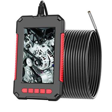 Imagem de Câmera boroscópica ULTECHVO Inspeção industrial de endoscópio à prova d'água HD 1080p Snake Camera Screen para ralo de esgoto, ar condicionado, motor de verificação, reparo de 2 m