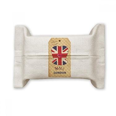 Imagem de Chapéu formal Reino Unido Londres Carimbo Grã-Bretanha, suporte de capa de papel de tecido de algodão e
