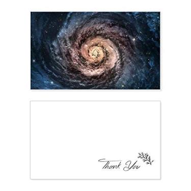 Imagem de Padrões de Partículas Nebulosa Whirlpool Nebulosa Cartão de agradecimento Papel de aniversário Saudações Casamento Agradecimento