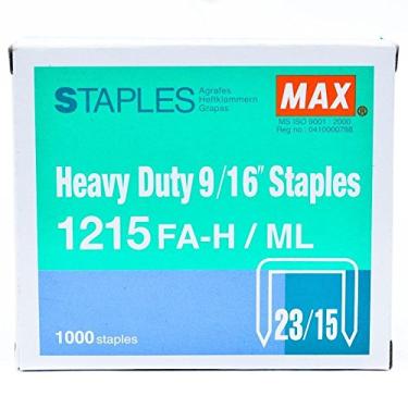 Imagem de Grampos Max USA HD-12F Flat Clinch 1000PK 9/16", 1K Yield 1215FAH