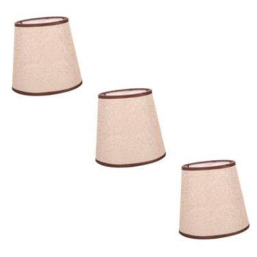 Imagem de OSALADI 3 Pecas abajur de tecido lâmpadas decorativas substituição de abajur de pano lâ...