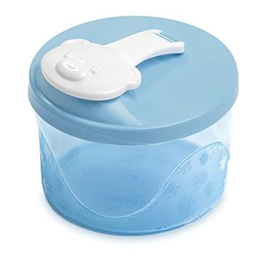 Imagem de Adoleta Bebê Porta-Leite Em Pó Azul Translúcido