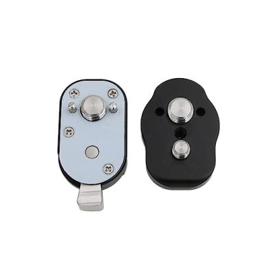 Imagem de HangTon Suporte de placa de montagem de bloqueio de liberação rápida para monitor de câmera ARRI RED Motor de foco sem fio 3/8" 1/4 parafuso (preto)