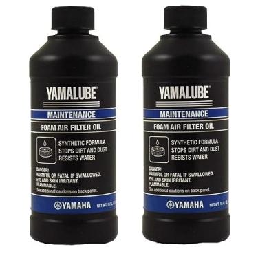 Imagem de YAMAHA Óleo original OEM Yamalube ACC-FOAM-LT-ER para filtro de ar de espuma Yamalube OEM - (2) frascos de 473 ml
