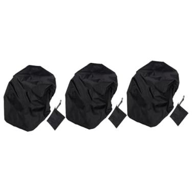 Imagem de NOLITOY 3 conjuntos de mochilas dobráveis para viagens ao ar livre à noite mochila de viagem mochila de bicicleta equipamento ajustável bolsa de capa de chuva mochila capa de chuva mochila capa à