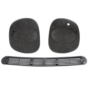 Imagem de para Chevrolet Blazer S10 GMC Jimmy Sonoma Bravada 1998-2005 Novo painel de cobertura de ventilação contra descongelamento de painel + conjunto de grade de alto-falante esquerdo direito