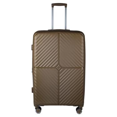 Imagem de Mala de bordo em Polipropileno 4 rodas 360º - Ultraleve Turquia (Marrom)