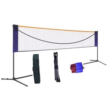 Imagem de Conjunto Portátil De Rede De Vôlei E Badminton Com Suporte, Rede De Pickleball De Tênis De Alta Tenacidade, Para Esportes Internos E Externos (Size : 4.2m/14ft)
