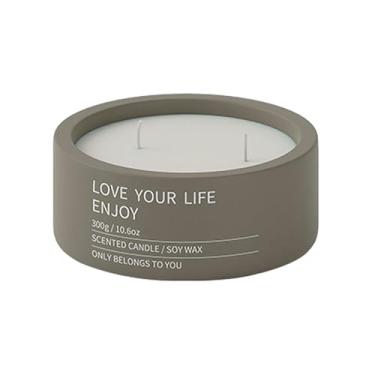 Imagem de 2 peças Nordic Minimalista e Criativo Cerâmica Fragrância Casa Copo Vazio Vela de Soja Copo Vazio Para Casamento, Jantar, Festa-Short 12-OW-R0001 Aroma de Óleo de Citronela