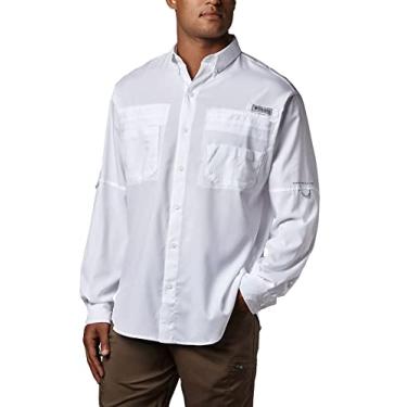 Imagem de Columbia Men's Plus Tamiami II Long Sleeve Shirt, White - XX-Large