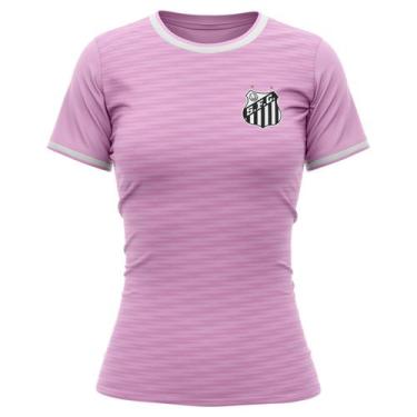 Imagem de Camiseta Braziline Lark Santos Feminino - Roxo