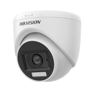 Imagem de Câmera Hikvision 2mp Turret Smart Hybrid Light Ds-2ce76d0t-lpfs(2.8mm)