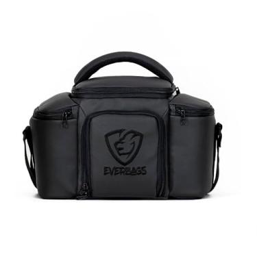 Imagem de Bolsa Térmica Porta Marmita Fitness Top Black Luxo Academia Dieta