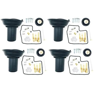 Imagem de Kit de reparo a vácuo de diafragma de carburador para Honda VLX600 VT600C Shadow VLX para VT600CD Shadow VLX Deluxe VLX 600 XT 600 C 600CD (Cor: 4SET)