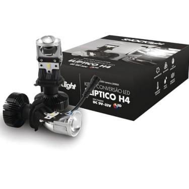 Imagem de Kit Conversão Led Elíptico H4 6500K 12V 36W 5200Lm