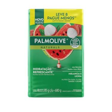 Imagem de Sabonete em Barra Palmolive Naturals Hidratação Refrescante Melancia & Lichia 8x85g