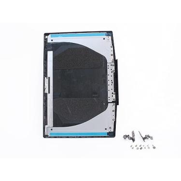 Imagem de Eclass Conjunto de capa traseira LCD e dobradiças e parafusos logotipo vermelho 0YGCNV para Dell Ins-piron Gaming G3 15 3500 G3 15 3590 capa superior preta com kit de dobradiça 10 peças tampa traseira