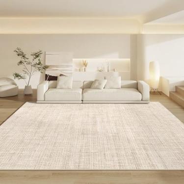 Imagem de Sala de estar estilo creme sofá tapetes fácil cuidado quarto cabeceira grande área tapete luxo vestiário decoração tapetes, mt231, qd, 300x400cm