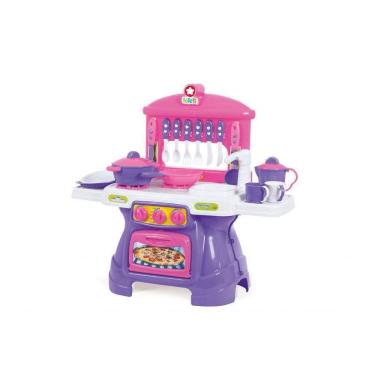 Imagem de Cozinha De Brinquedo Calesita Mini Chef Rosa Com Água