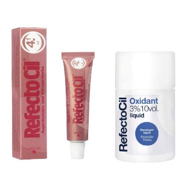 Imagem de Refectocil Tintura para Sobrancelhas Vermelho 4.1 e Oxidante 100 ml