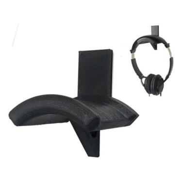 Imagem de Suporte De Parede Headset Headphone Com Fita Dupla Face - Vix3D