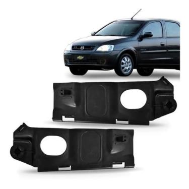 Imagem de Par Guia Parachoque Dianteiro Corsa Montana 2006 2007 2008 2009 - Chev