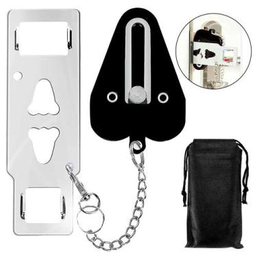 Imagem de Fechadura Trava De Porta De Segurança Portátil Hotel Casa - Things Ner