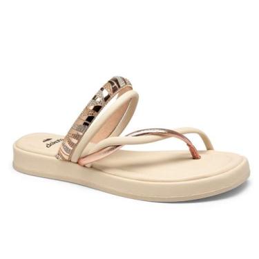 Imagem de Sandália Slide Papete Dakota Flatform - Feminino, Tule, Rose, 36