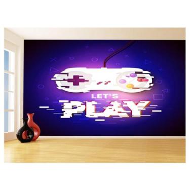 Imagem de Papel De Parede 3D Salão De Jogos Controle Play 3,5M Jcs114 - Você Dec