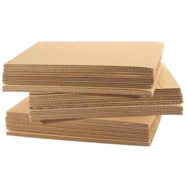 Imagem de 15 Chapas De Papelão 66cm X 46cm Resistente Espessura 3mm - EMBALLATUS