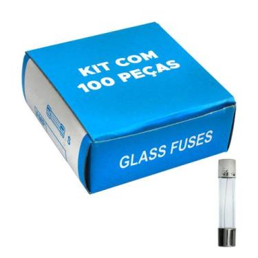 Imagem de 100x Fusível De Vidro 6x30 Grande Kit Com 100 Peças 20 Amp - GREEN, 04