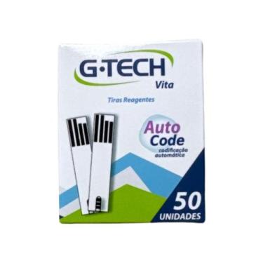Imagem de Tiras P/ Aparelho G-TECH Vita 50 unidades Lançamento Diabetes