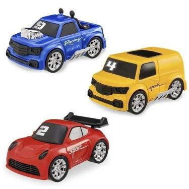 Imagem de Kit Carrinho Turbo Streets Furgao Triplo X Usual 352