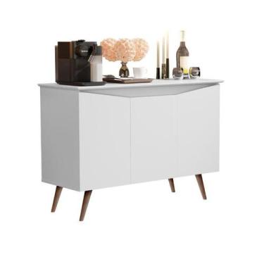 Imagem de Buffet / Balcão / Bancada ENC 3 Portas Estilo Retrô Com Tampo em MDF d