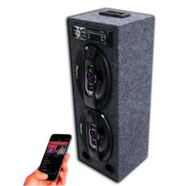 Imagem de Caixa Som Bluetooth Usb Ativa Modulo Taramps Pioneer 6x9 - OESTESOM