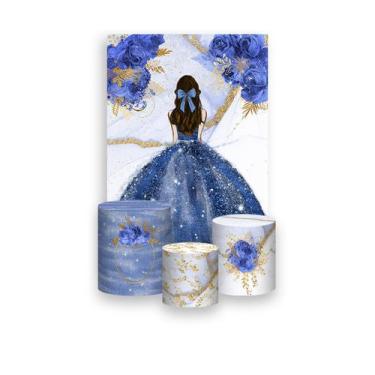 Imagem de Painel De Festa Vertical 1,50 x 2,20 + Trio De Capas Cilindro - Prince
