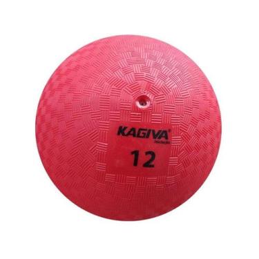 Imagem de Bola Iniciação Kagiva de Borracha Nº 12 Vermelho